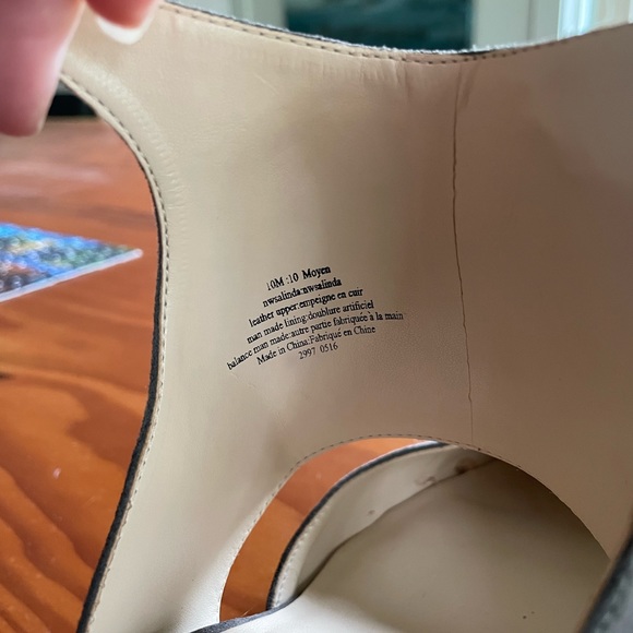 Gorgeous grey suede ankle strap heels by Nine West - Picture 10 of 10